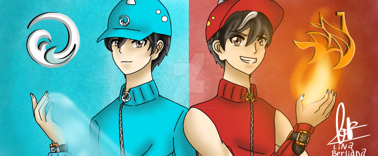 Detail Boboiboy Air Dan Api Nomer 20