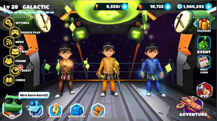 Detail Boboiboy Galactic Heroes Nomer 49