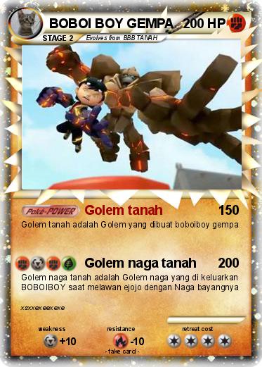 Detail Boboiboy Golem Tanah Nomer 10