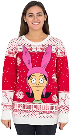 Detail Bobs Burger Christmas Sweater Nomer 2