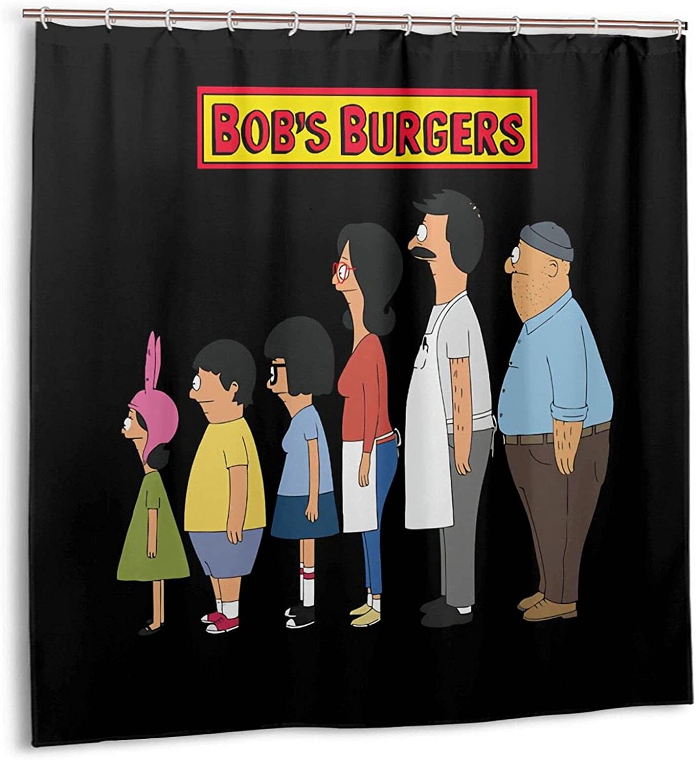 Detail Bobs Burgers Shower Curtain Nomer 24