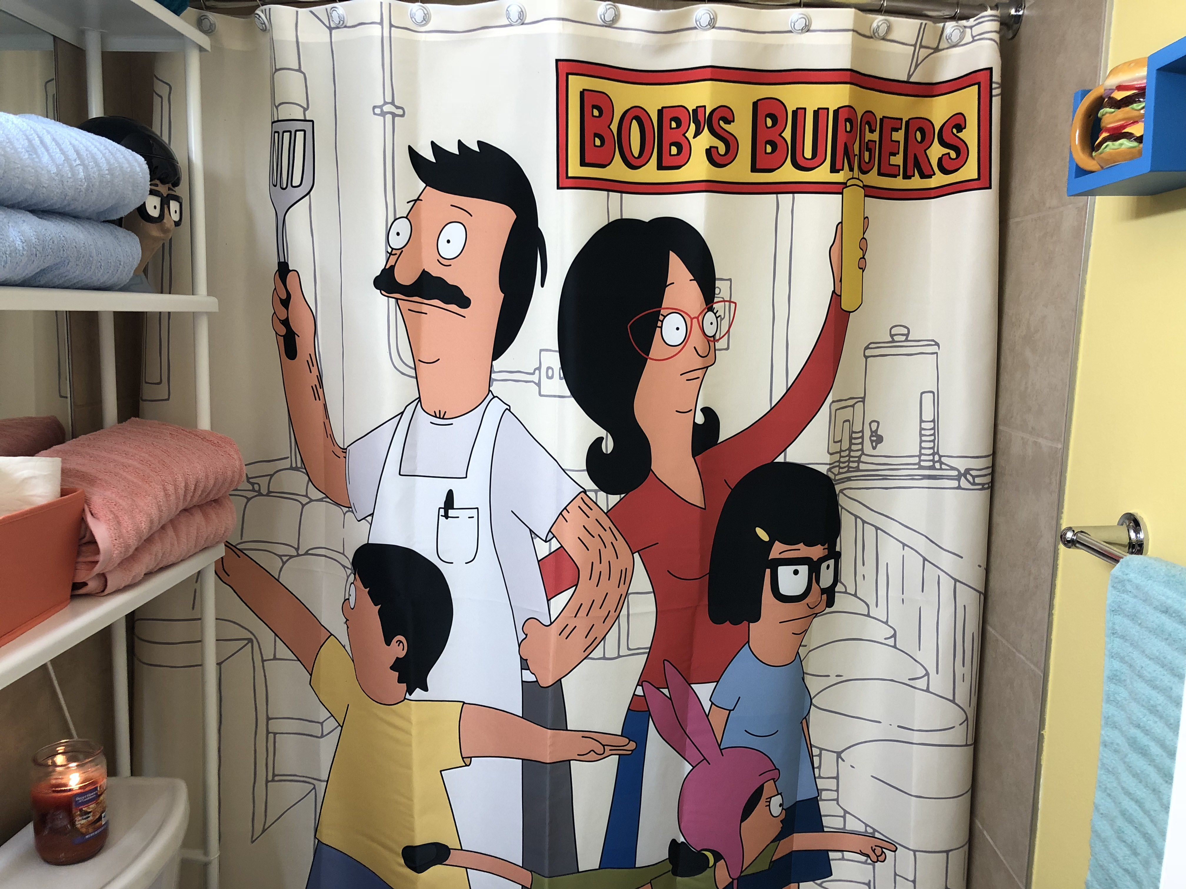 Detail Bobs Burgers Shower Curtain Nomer 8