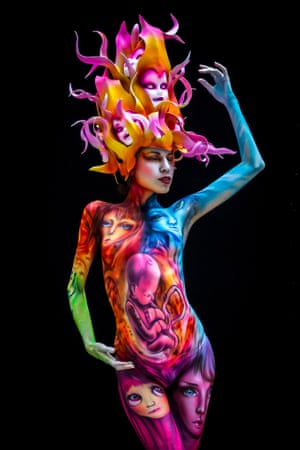 Detail Body Painting Festival Nomer 49