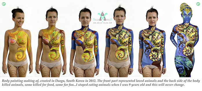 Detail Body Painting Korea Nomer 32