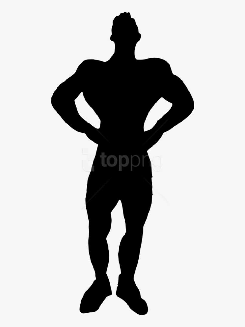 Detail Bodybuilder Silhouette Png Nomer 13