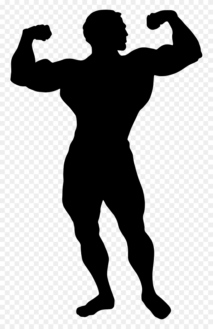 Detail Bodybuilder Silhouette Png Nomer 25