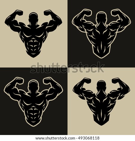 Detail Bodybuilder Silhouette Png Nomer 49