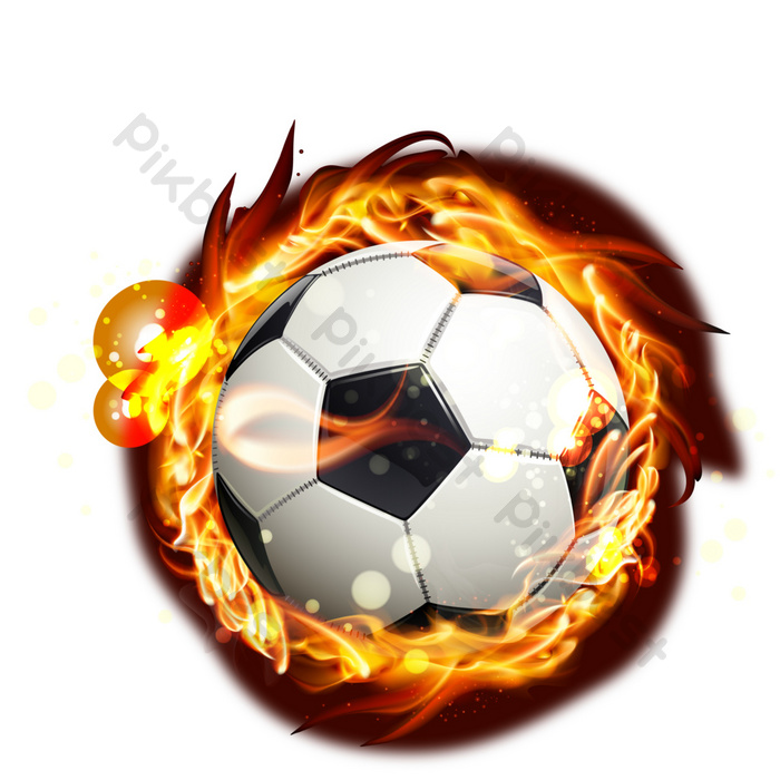 Detail Bola Api Vector Nomer 11