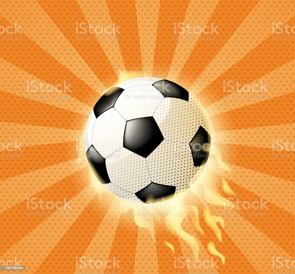 Detail Bola Api Vector Nomer 26