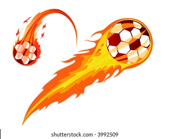 Detail Bola Api Vector Nomer 4
