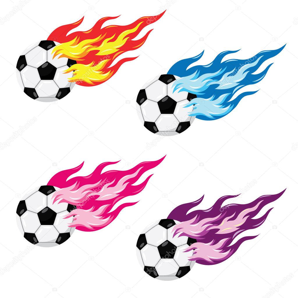 Detail Bola Api Vector Nomer 54