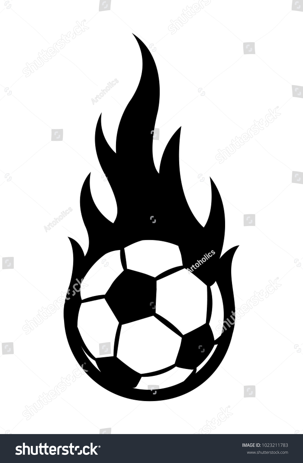 Detail Bola Api Vector Nomer 56