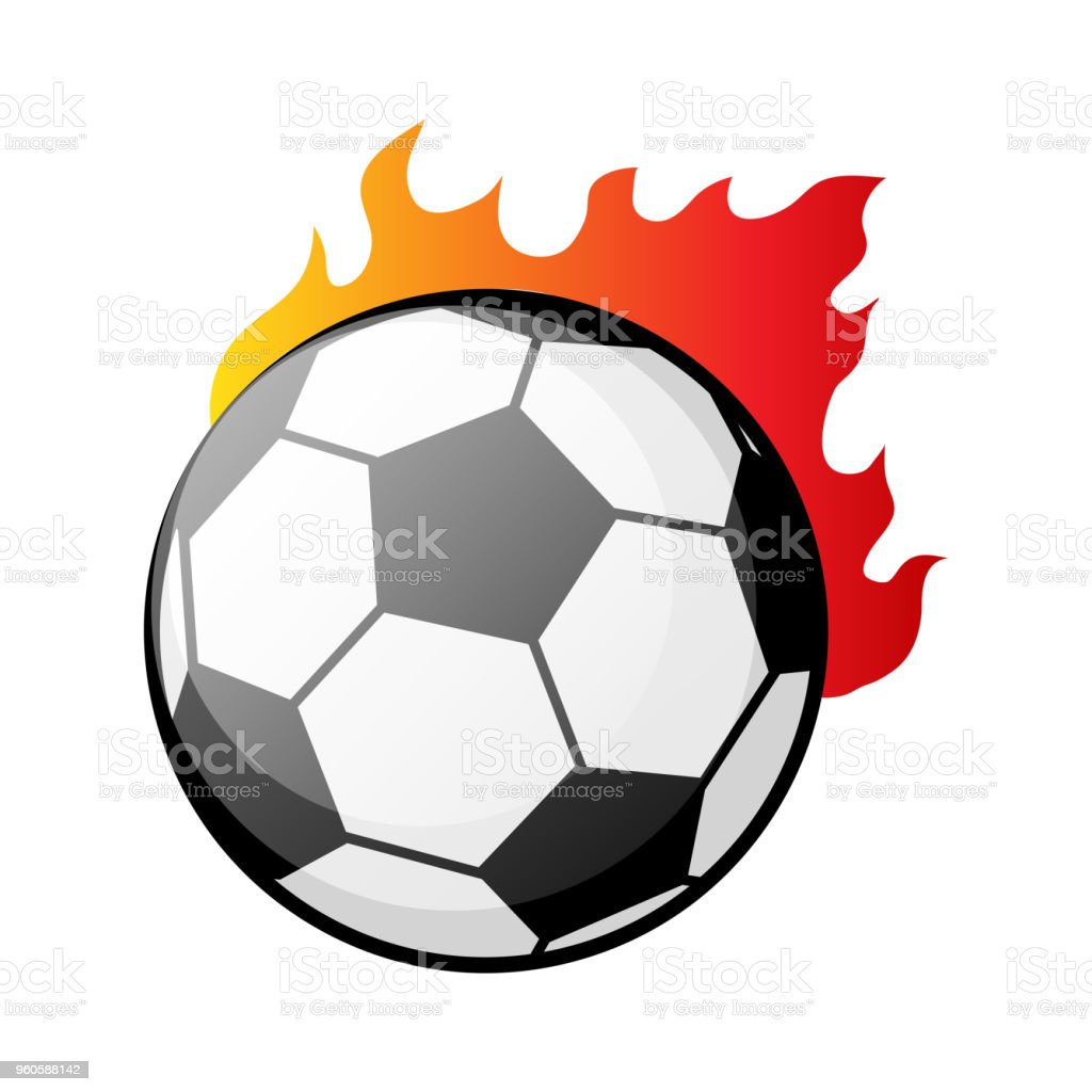 Detail Bola Api Vector Nomer 7