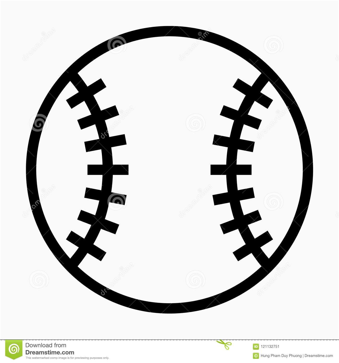 Detail Bola Baseball Vector Nomer 10