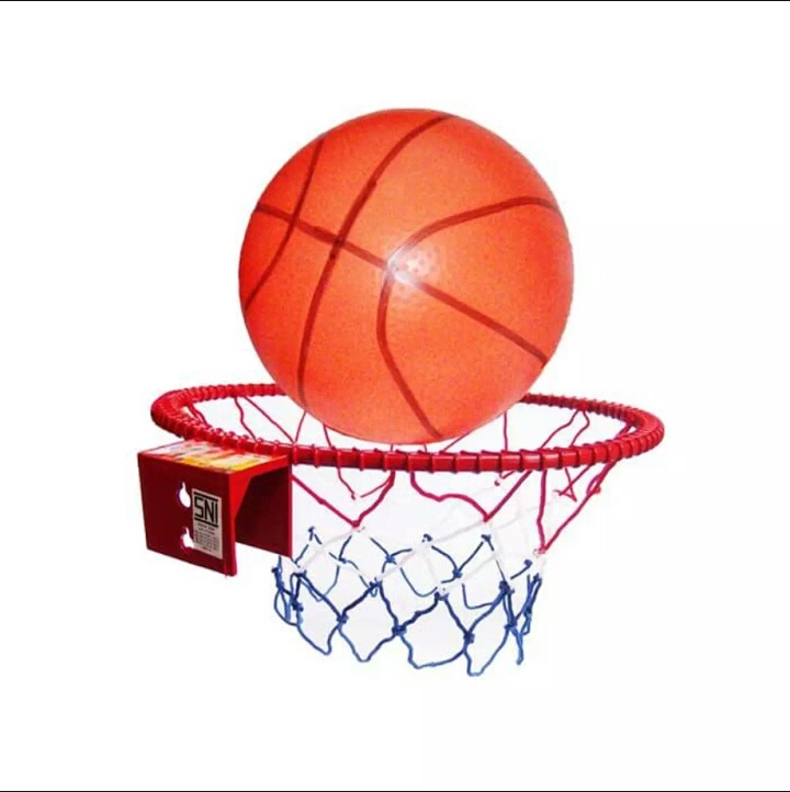 Detail Bola Basket Dan Ring Nomer 4