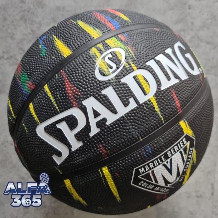 Detail Bola Basket Spalding Hitam Nomer 13