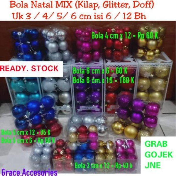 Detail Bola Hiasan Natal Nomer 29