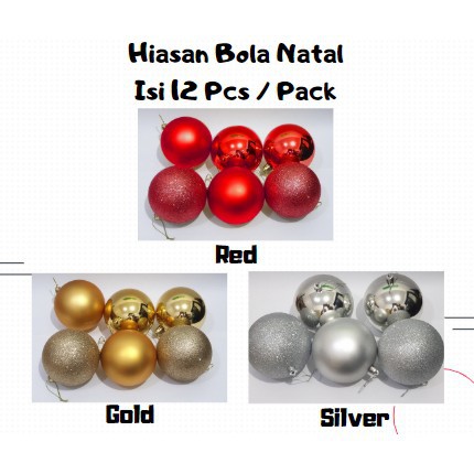 Detail Bola Hiasan Pohon Natal Nomer 23