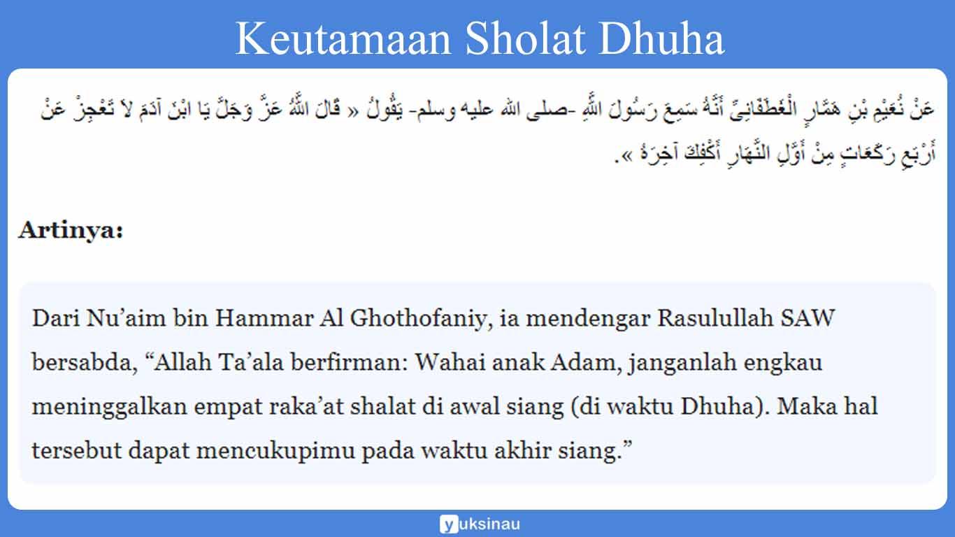 Detail Bolehkah Shalat Dhuha Membaca Surat Lain Nomer 50