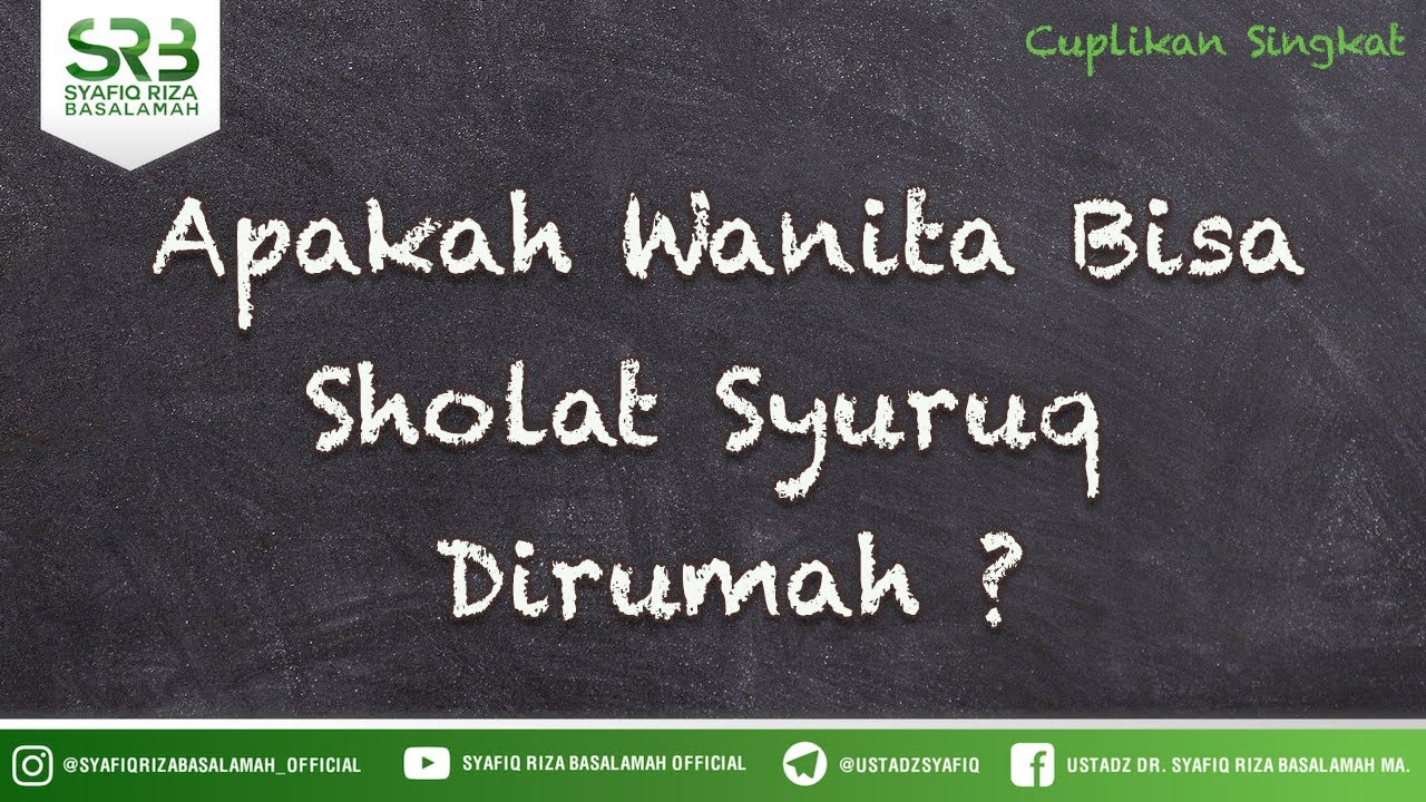 Bolehkah Sholat Syuruq Di Rumah - KibrisPDR