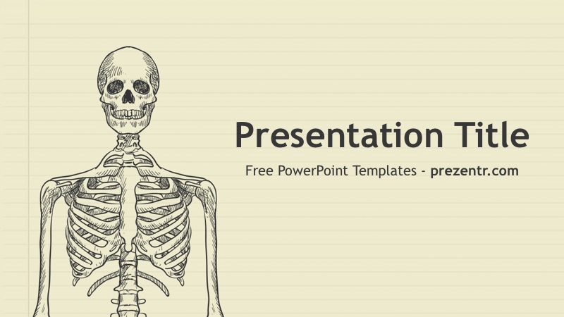 Bone Powerpoint Template - KibrisPDR