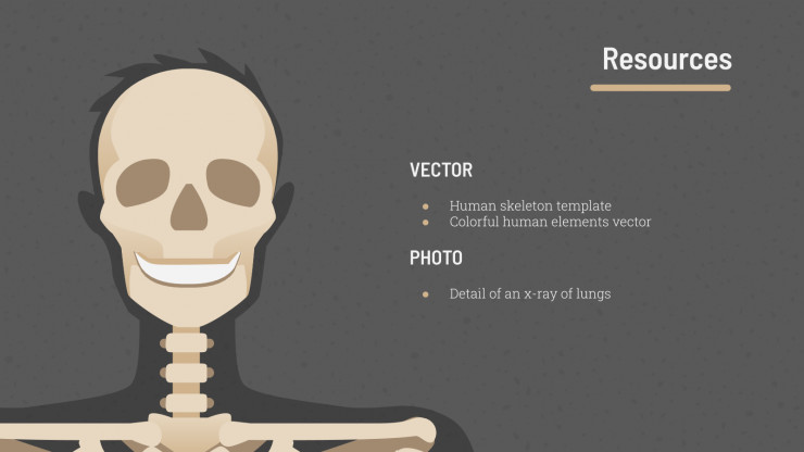 Detail Bone Powerpoint Template Nomer 26