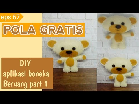 Detail Boneka Beruang Dari Kain Flanel Nomer 33