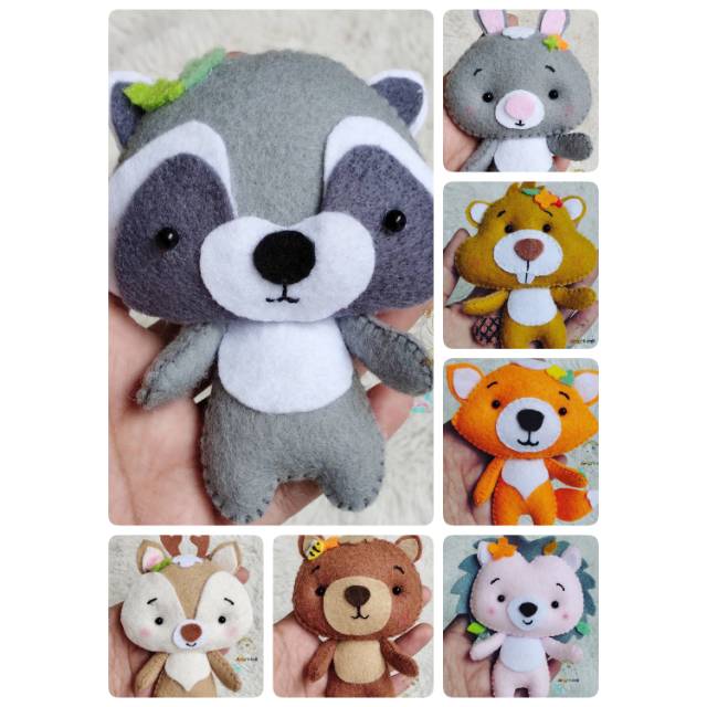 Detail Boneka Beruang Dari Kain Flanel Nomer 37