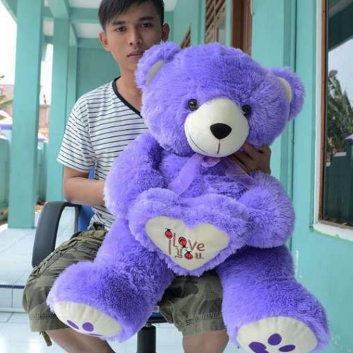 Detail Boneka Beruang Ungu Nomer 12