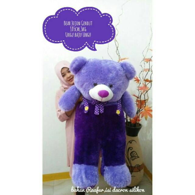 Detail Boneka Beruang Ungu Nomer 36