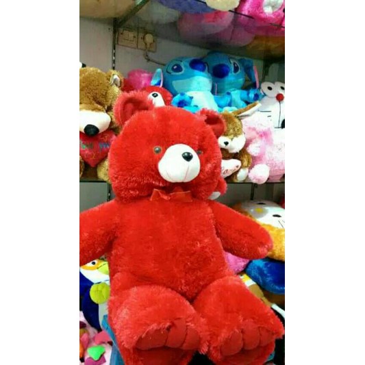 Detail Boneka Beruang Warna Merah Nomer 16