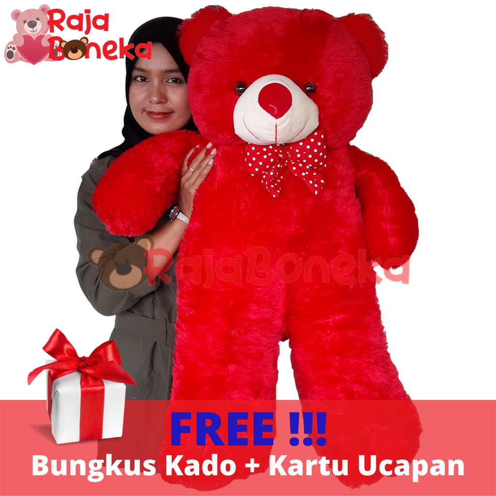 Detail Boneka Beruang Warna Merah Nomer 28