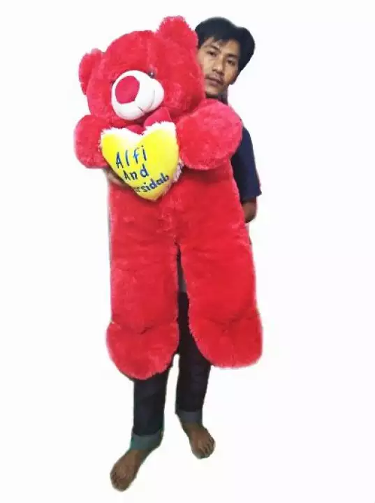 Detail Boneka Beruang Warna Merah Nomer 43