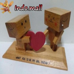 Detail Boneka Danbo Dari Kayu Nomer 30