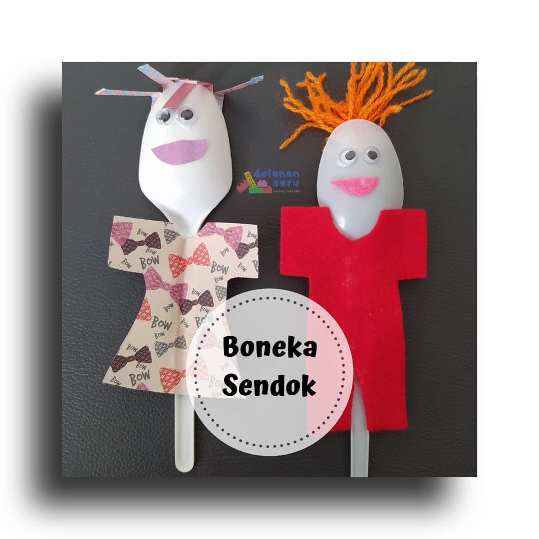 Detail Boneka Dari Sendok Plastik Nomer 2