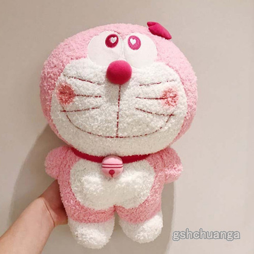 Detail Boneka Doraemon Pink Nomer 16