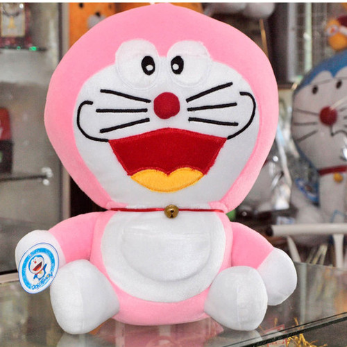 Detail Boneka Doraemon Pink Nomer 24