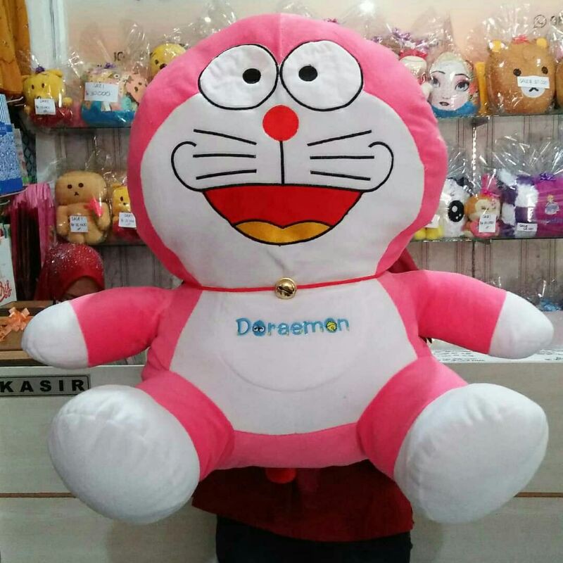 Detail Boneka Doraemon Pink Nomer 26