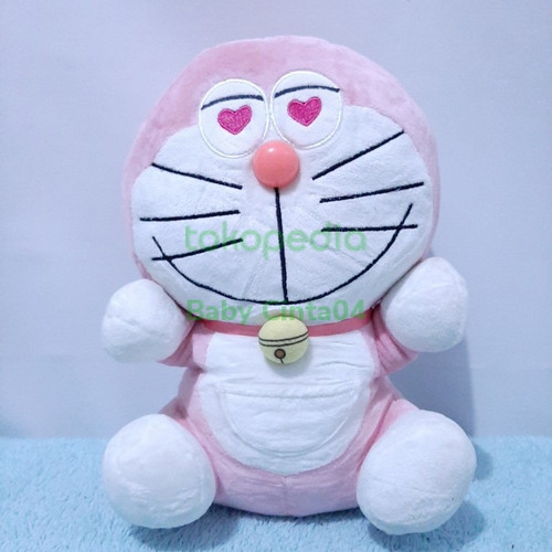 Detail Boneka Doraemon Pink Nomer 30