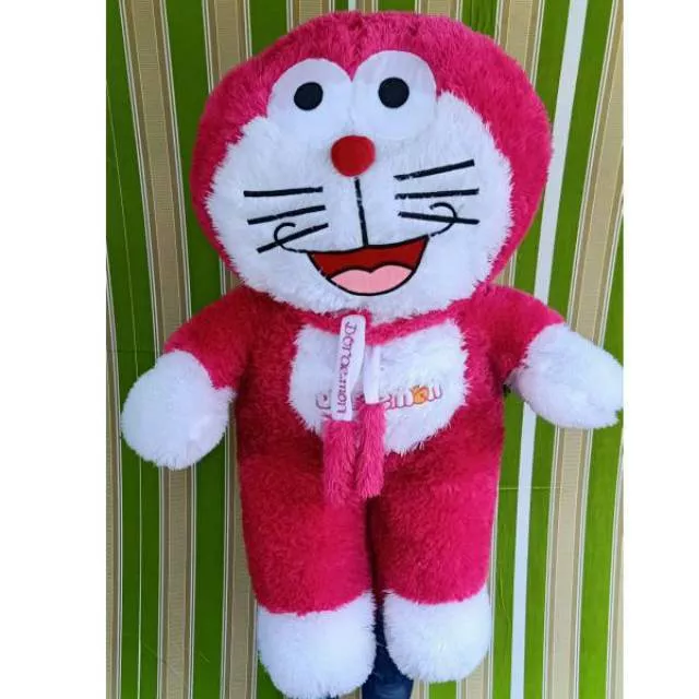 Detail Boneka Doraemon Pink Nomer 33