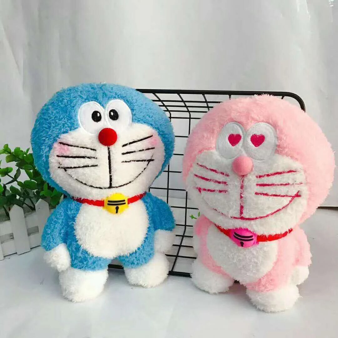 Detail Boneka Doraemon Pink Nomer 37