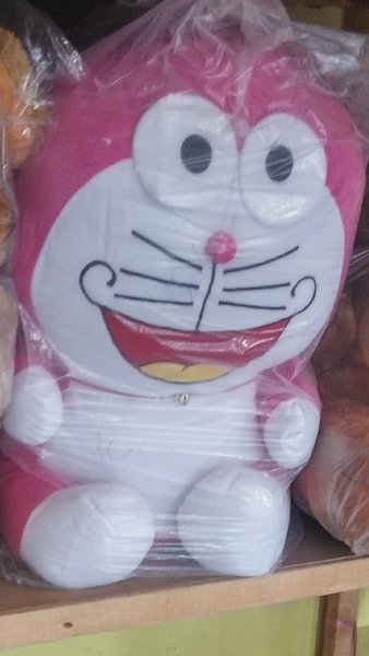 Detail Boneka Doraemon Pink Nomer 38