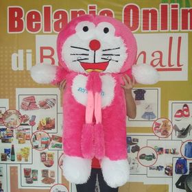 Detail Boneka Doraemon Pink Nomer 39