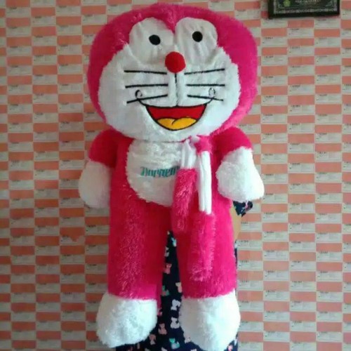 Detail Boneka Doraemon Pink Nomer 41