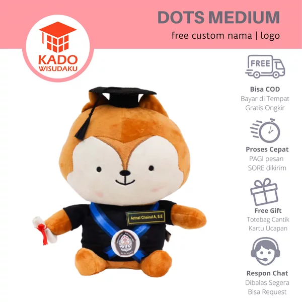 Detail Boneka Dots Nomer 32