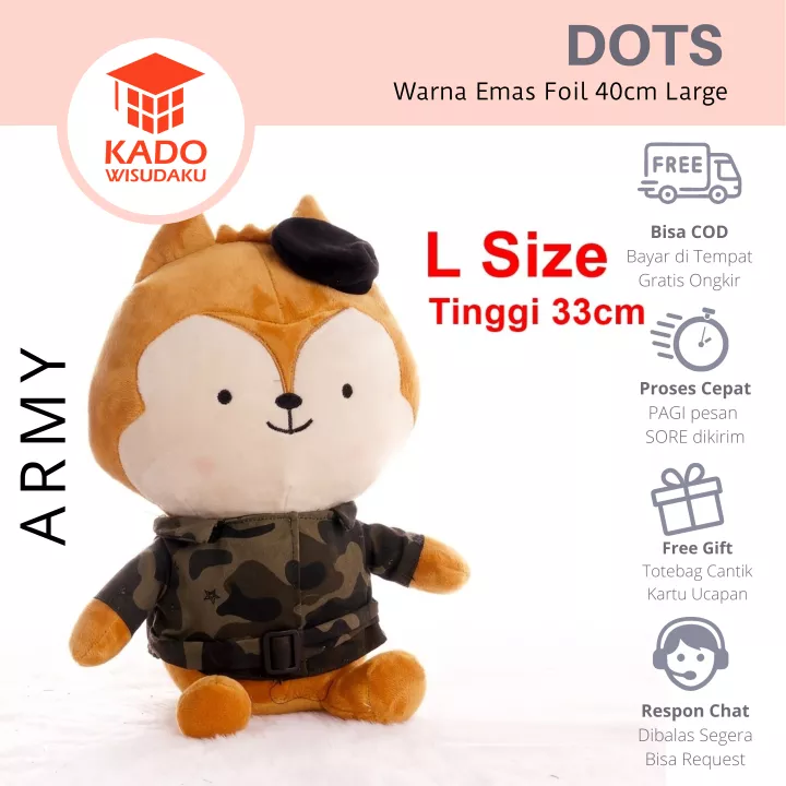 Detail Boneka Dots Nomer 6