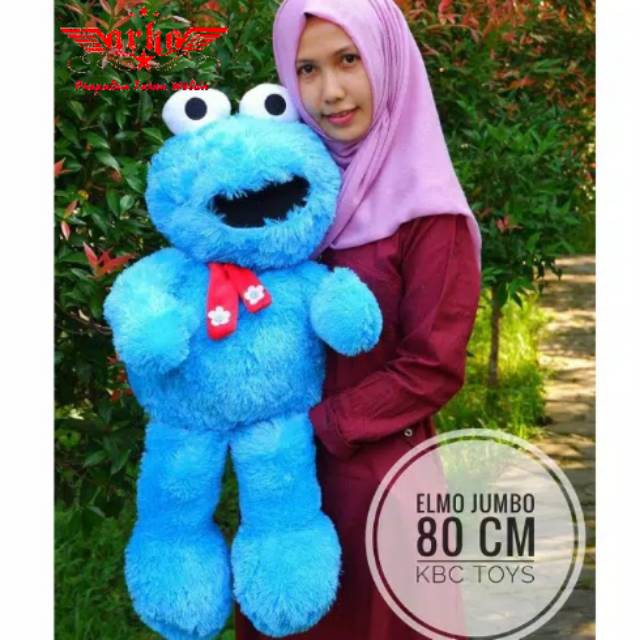 Detail Boneka Elmo Biru Nomer 13