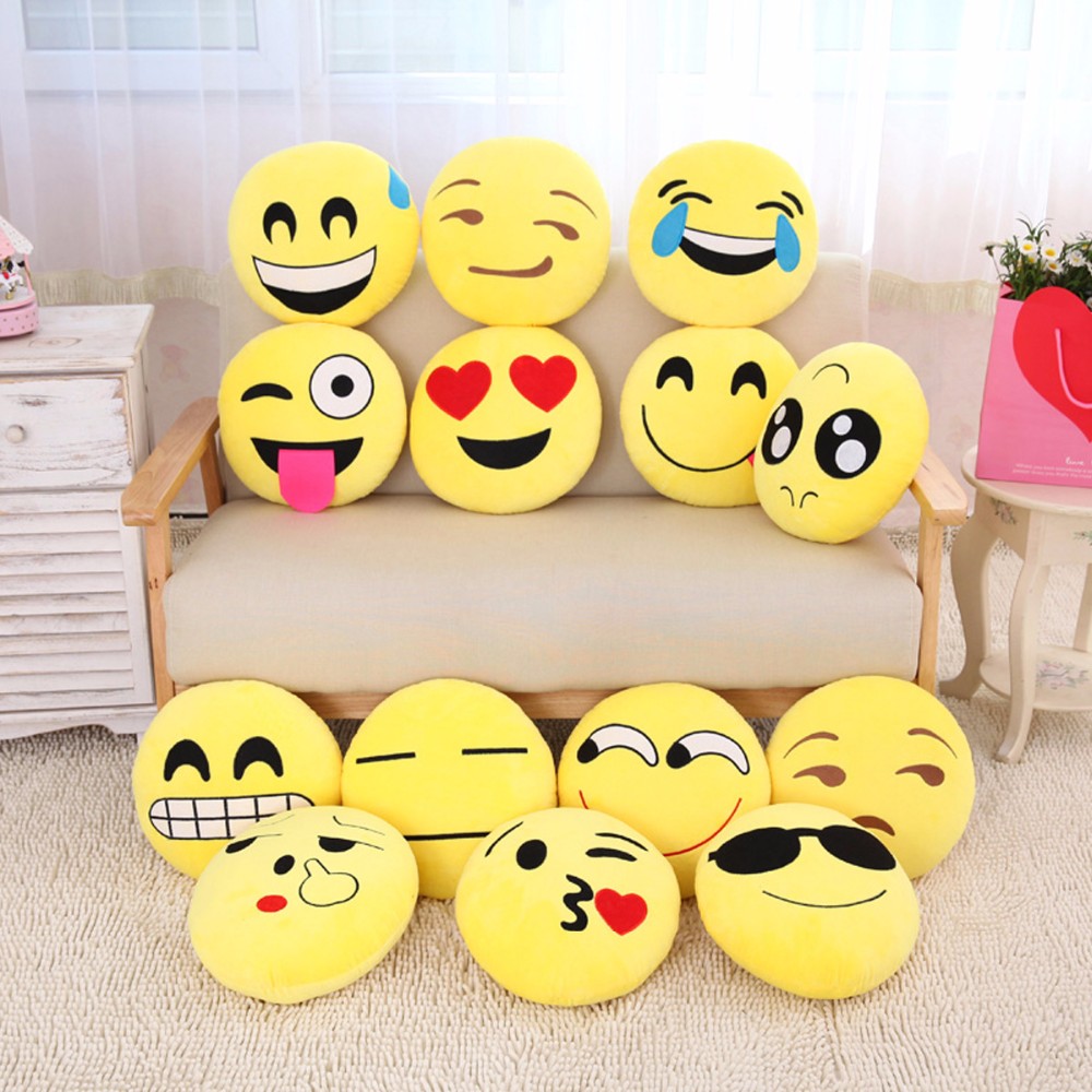 Detail Boneka Emoticon Dari Kain Flanel Nomer 17