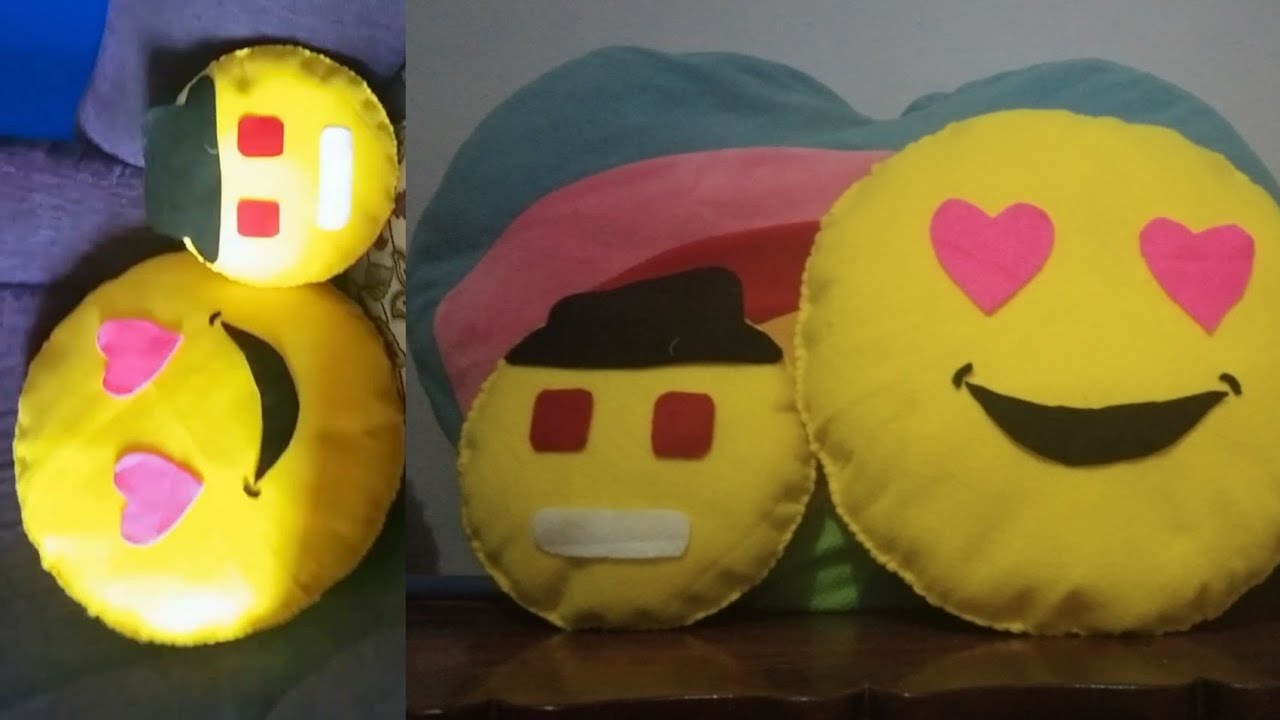 Detail Boneka Emoticon Dari Kain Flanel Nomer 25