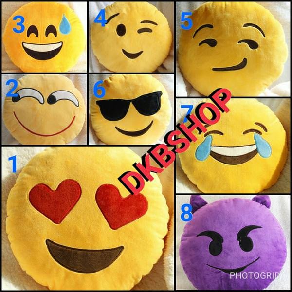 Detail Boneka Emoticon Dari Kain Flanel Nomer 26